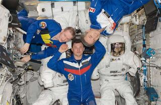 Space Station Crew Lands In Kazakhstan