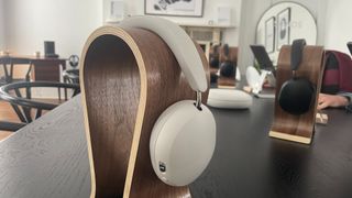 Sonos Ace headphones on stands