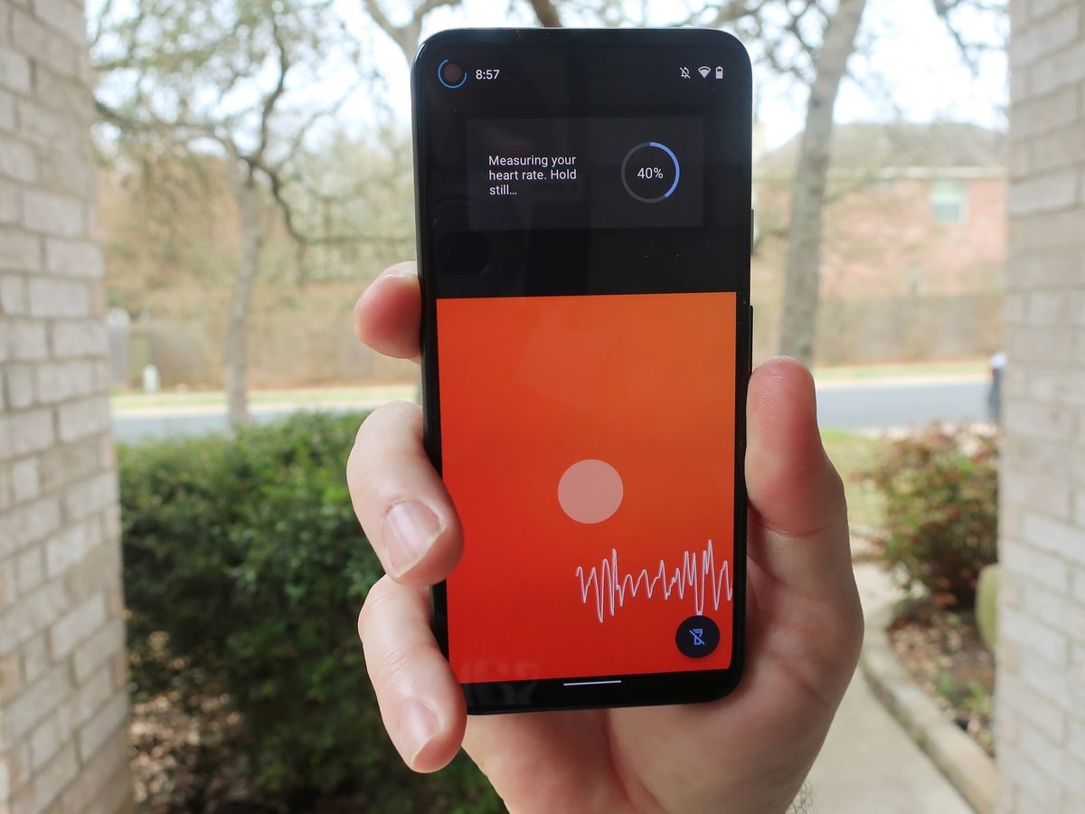 Google Fit Pixel Measure Heart Rate