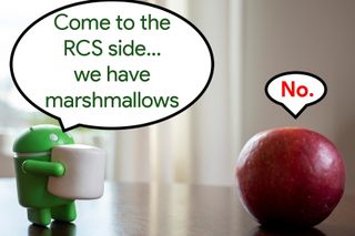 Apple Android RCS iMessage Conversation