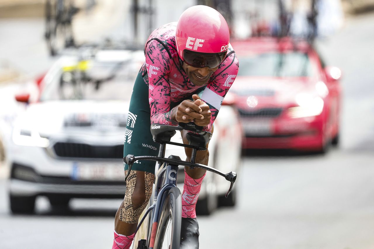 Vuelta Espana 2022 - 77th edition - 10th stage - Elche - Alicante 30,9 km - 30/08/2022 - Merhawi Kudus (ERI - EF Education - EasyPost) - photo Rafa Gomez/SprintCyclingAgency&Acirc;&copy;2022