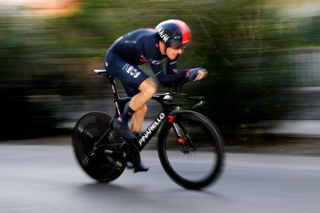 SAN BENEDETTO DEL TRONTO ITALY SEPTEMBER 14 Geraint Thomas of The United Kingdom and Team INEOS Grenadiers during the 55th TirrenoAdriatico 2020 Stage 8 a 101km Individual Time Trial in San Benedetto del Tronto ITT TirrenAdriatico on September 14 2020 in San Benedetto del Tronto Italy Photo by Justin SetterfieldGetty Images