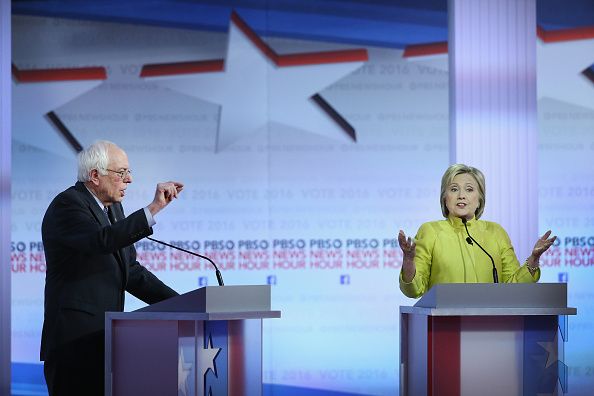 Bernie Sanders and Hillary Clinton.