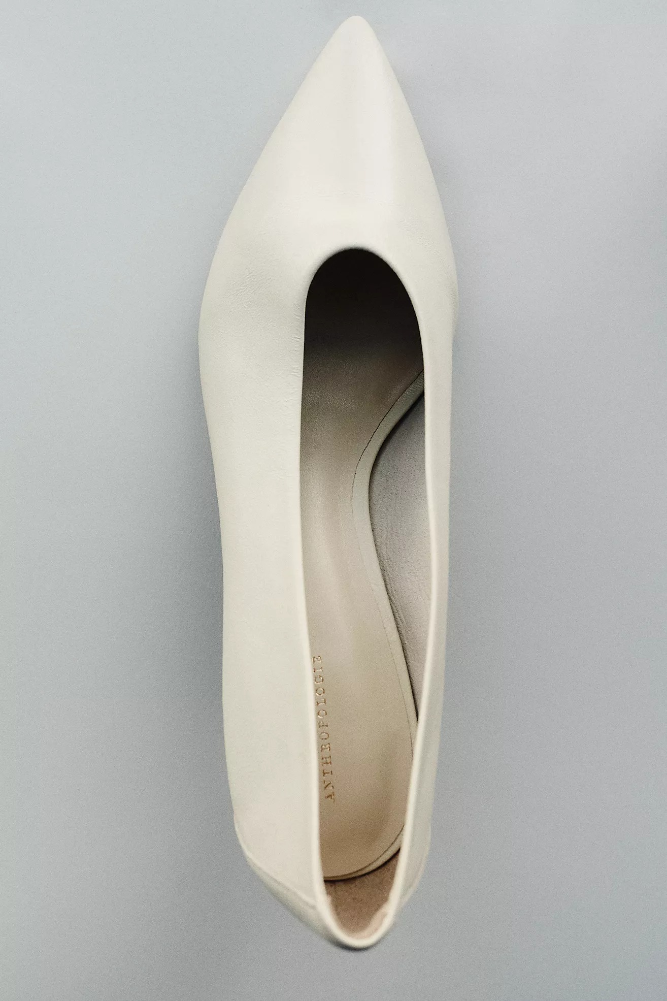 By Anthropologie Pointed-Toe Kitten-Heel Pumps
