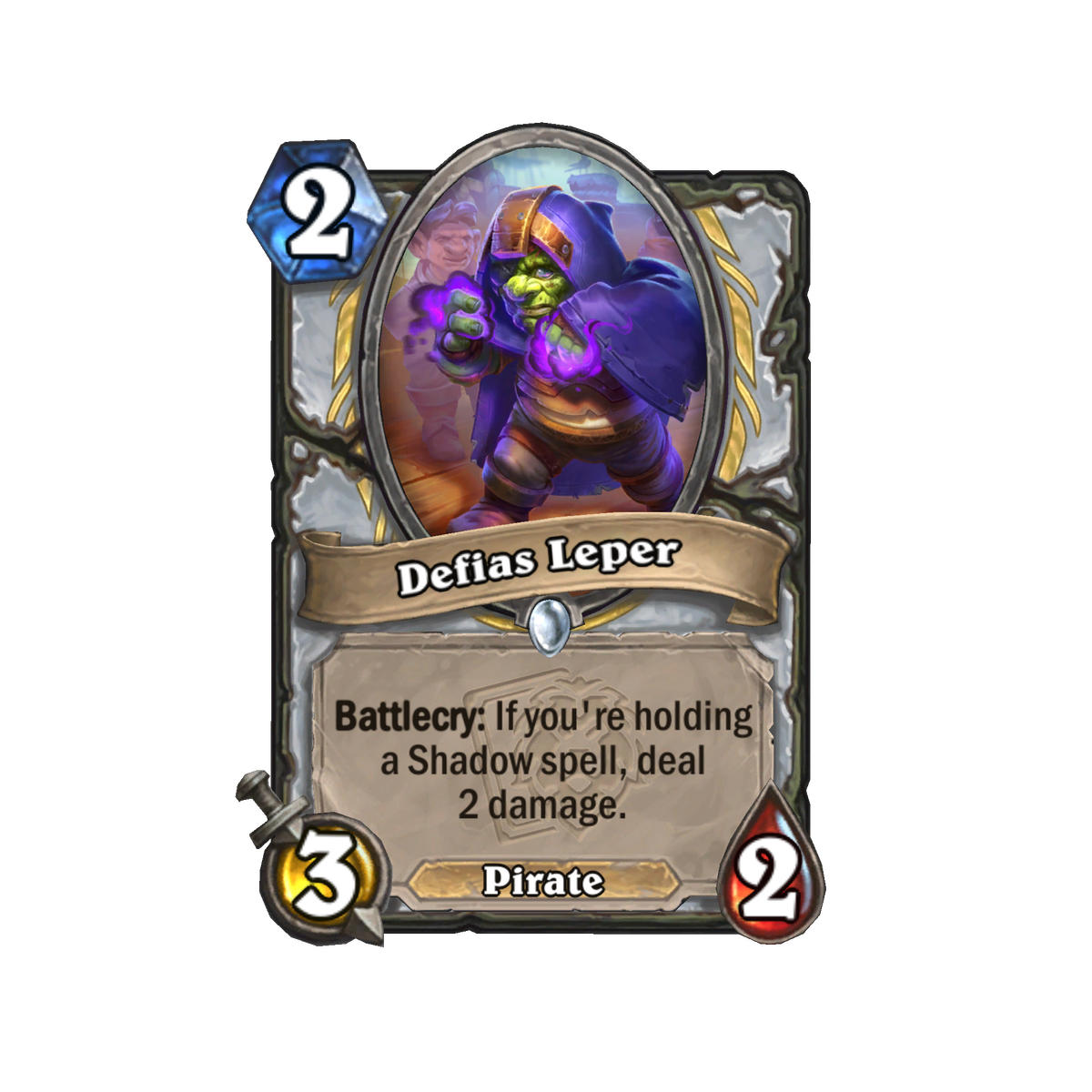 Cards from Hearthstone's The Deadmines set.