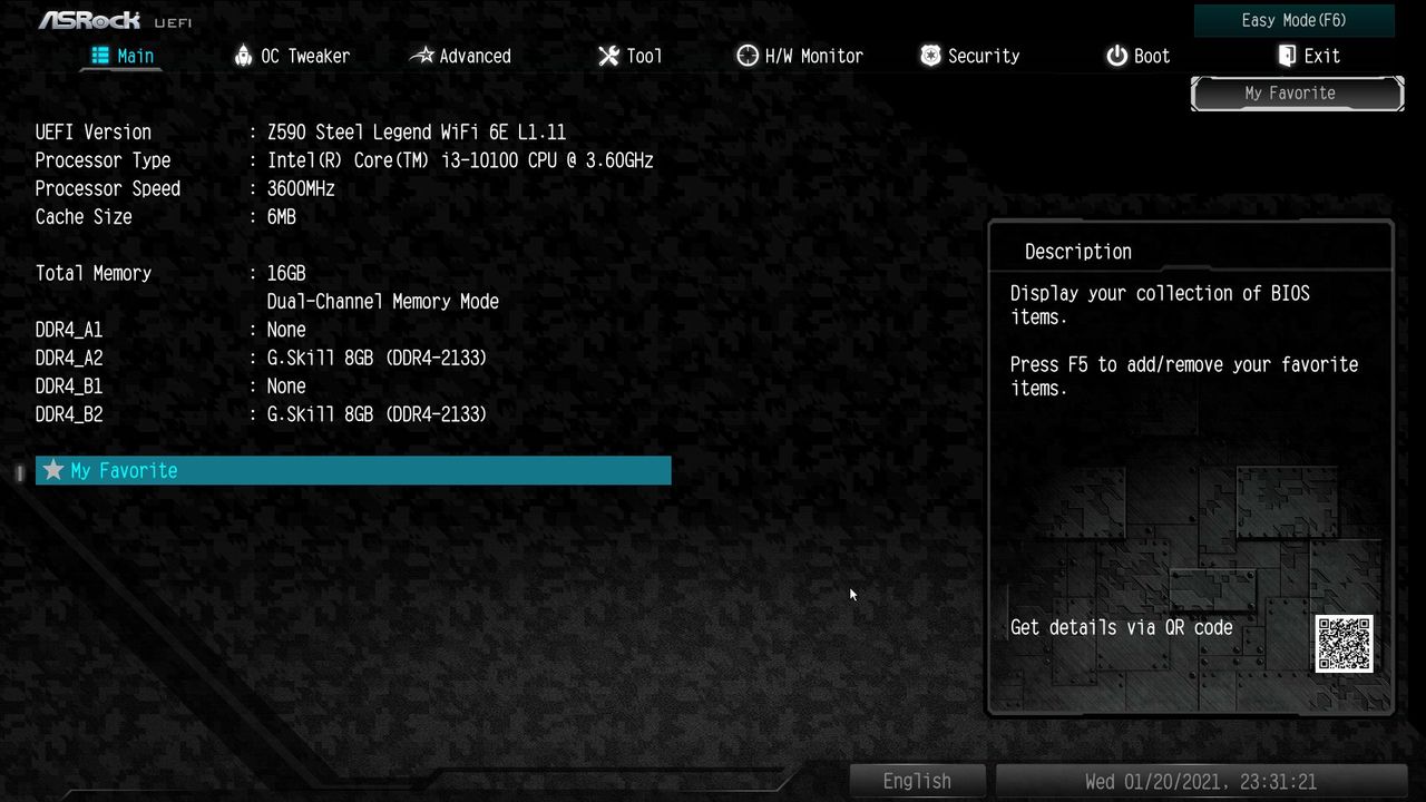 ASRock Z590 Steel Legend Wi-Fi