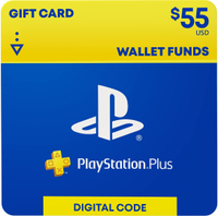 PS Plus $55 credit: now $49.50 at AmazonSave $5.50
