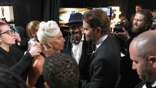 Lady Gaga and Bradley Cooper Shared a Moment Before 'Shallows' Performance
