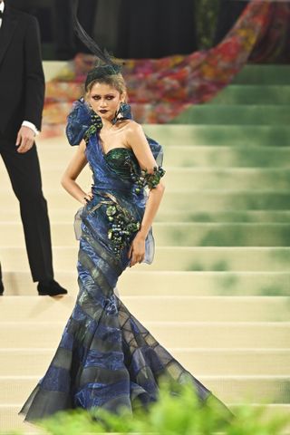 Zendaya wore an archival design from John Galliano’s Christian Dior