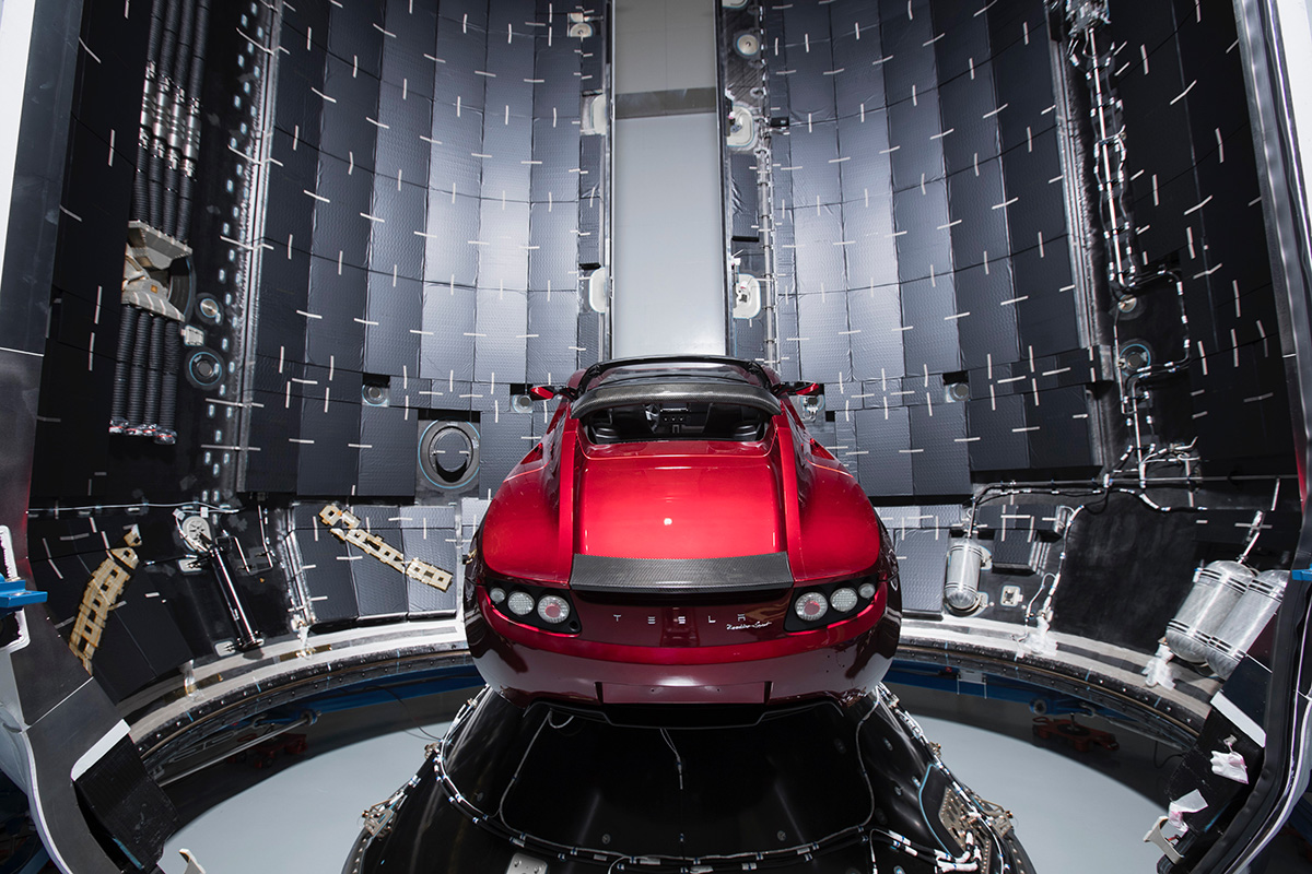 Is The Tesla Roadster Flying On The Falcon Heavys Maiden