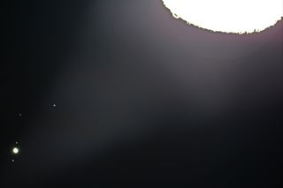 Moon and Jupiter Close Encounter