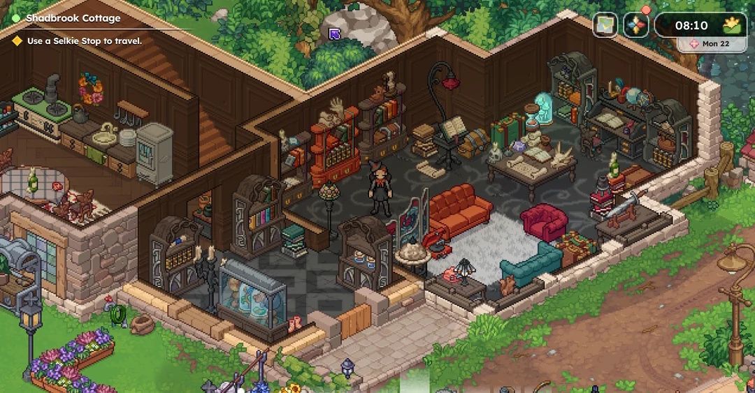 A customized house in Witchbrook