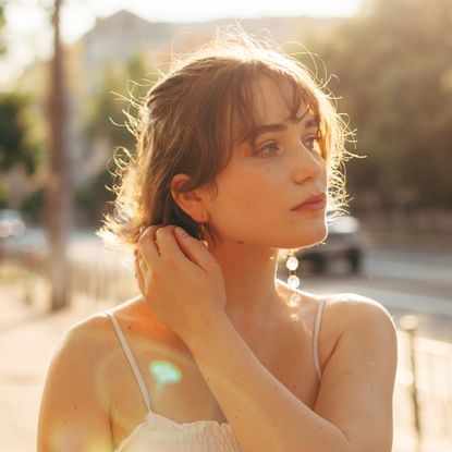 stock image of woman