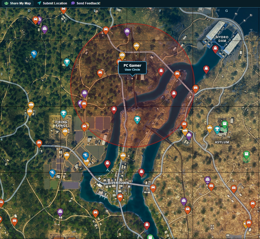 Black Ops 4 Blackout player creates neat interactive battle royale map ...