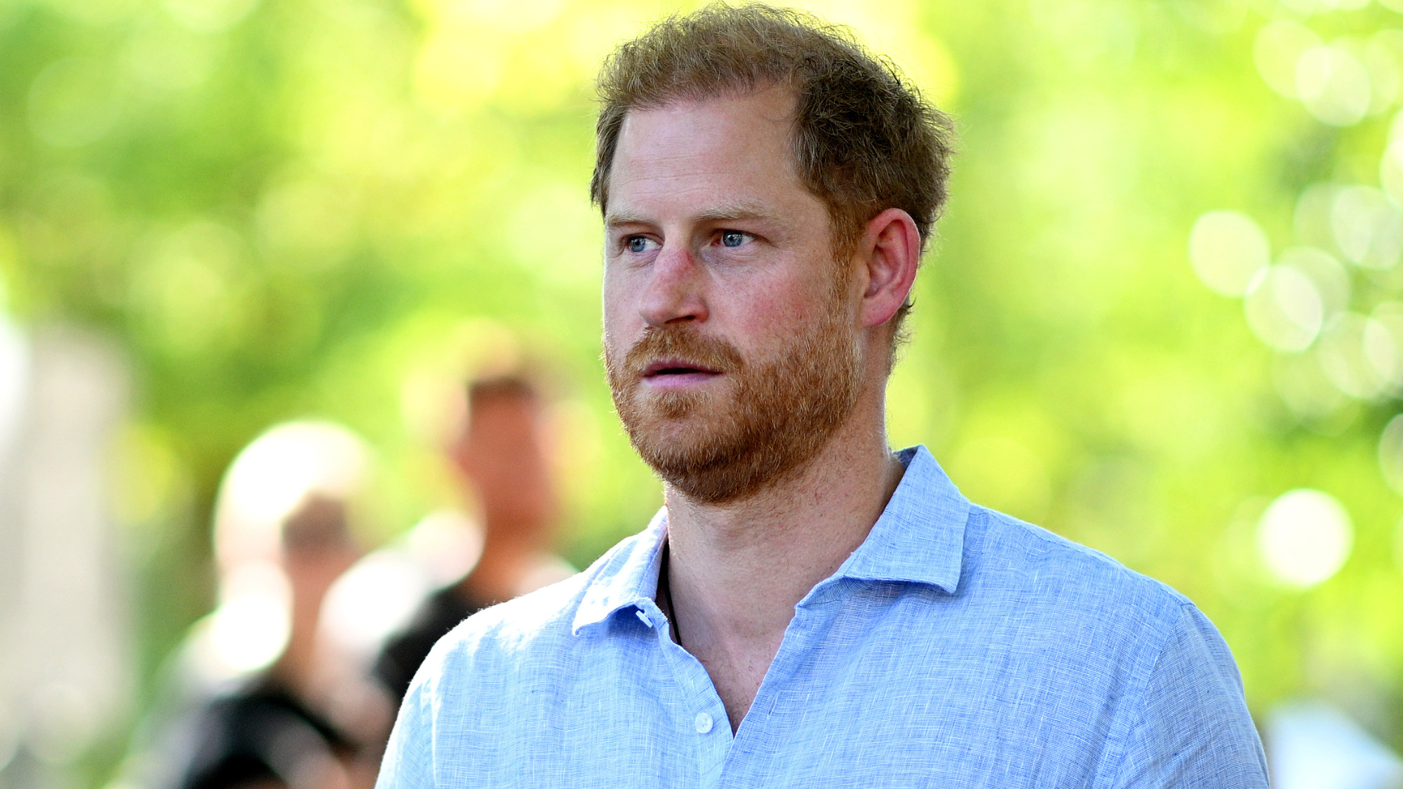 Prince Harry, Duke of Sussex looks on during day six of the Invictus Games Düsseldorf 2023 on September 15, 2023 in Duesseldorf, Germany.