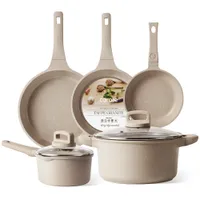 CAROTE Pots and Pans Set Non Stick (7 Pieces)