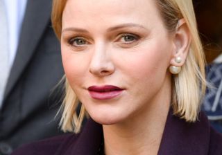 Princess Charlene Of Monaco attends Christmas gifts distribution at La Croix Rouge in Monte-Carlo on December 18, 2019 in Monaco, Monaco.
