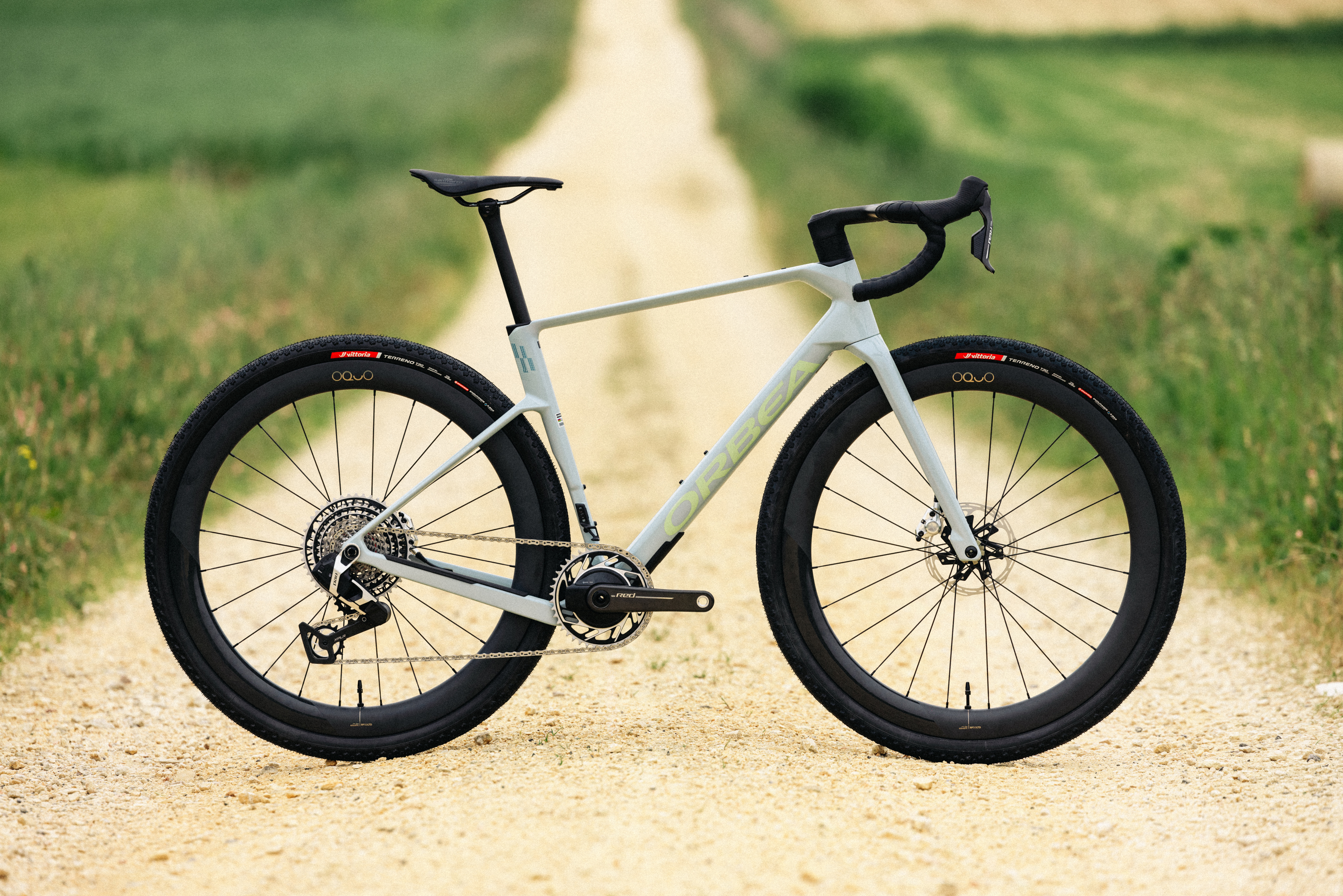 Orebea Terra Race bike on a gravel track
