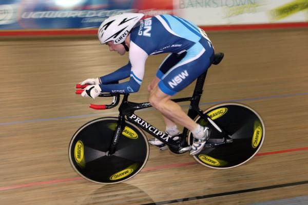 Jackson-Leigh Rathbone was the fastest man in the 1000m time trial final.