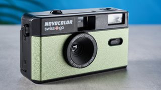 A Novocolor Swiss+Go 35mm film camera