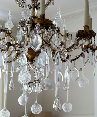 Christmas hallway chandelier