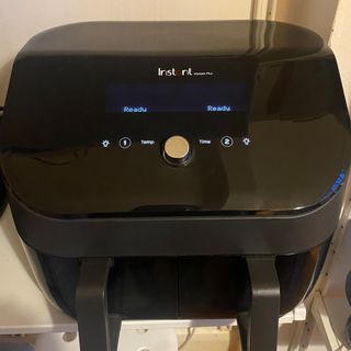 Image of Instant Pot Dual Zone Vortex on countertop during testing at home