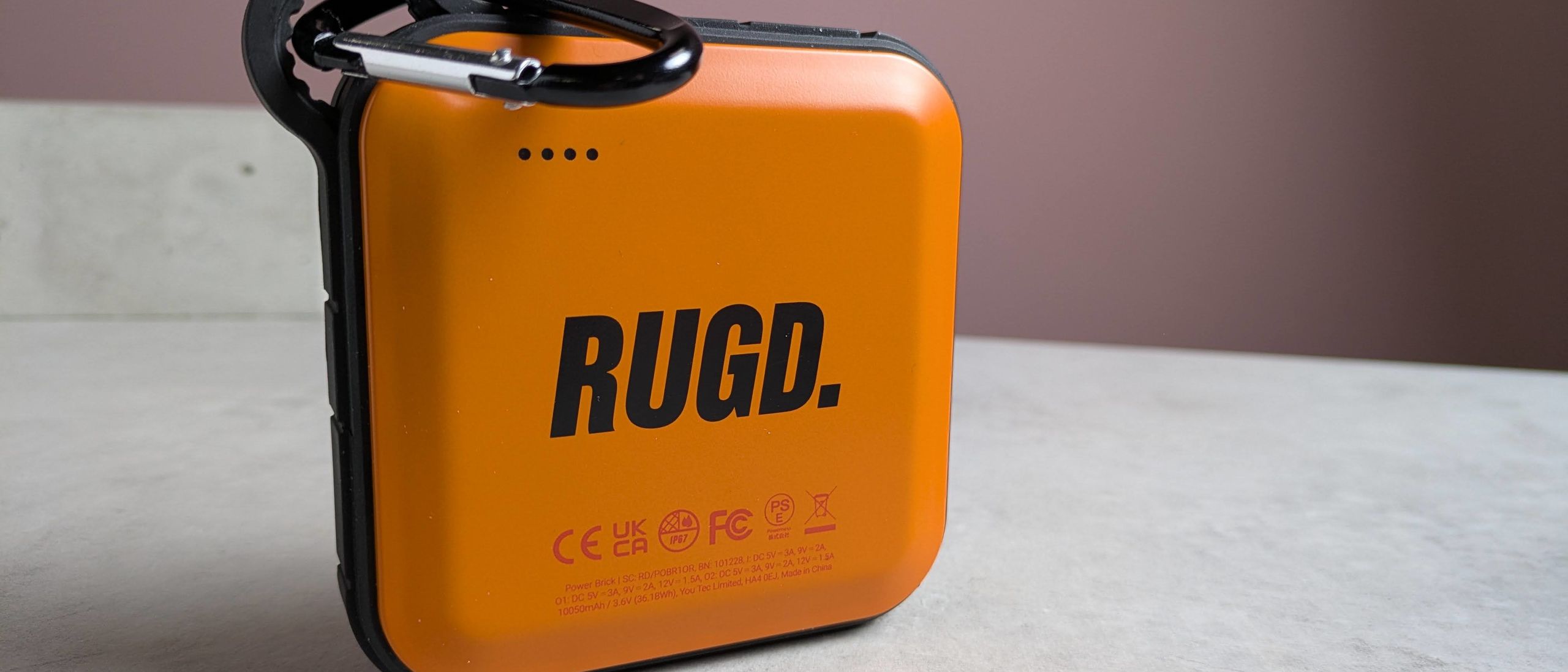RUGD Power Brick review: a hardy little battery with some useful ...