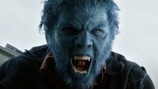 Nicholas Hoult's Beast roaring in X-Men: Days of Future Past
