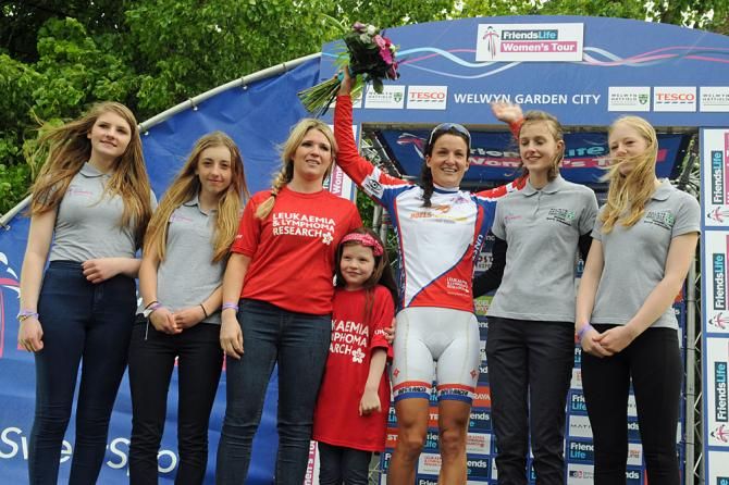 Lizzie Armitstead leads the British Rider classification