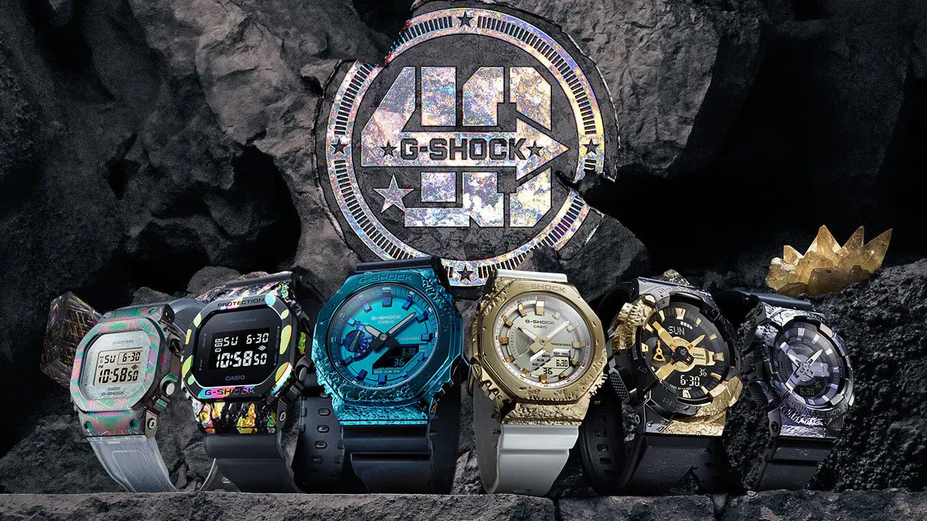 Casio unveils six rock-hard new G-Shock watches inspired by glittering ...