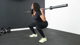 Practice your squat without any weight to start off with