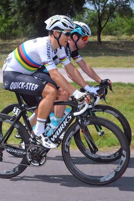 Mark Cavendish and Michal Kwiatkowski (Etixx-QuickStep)