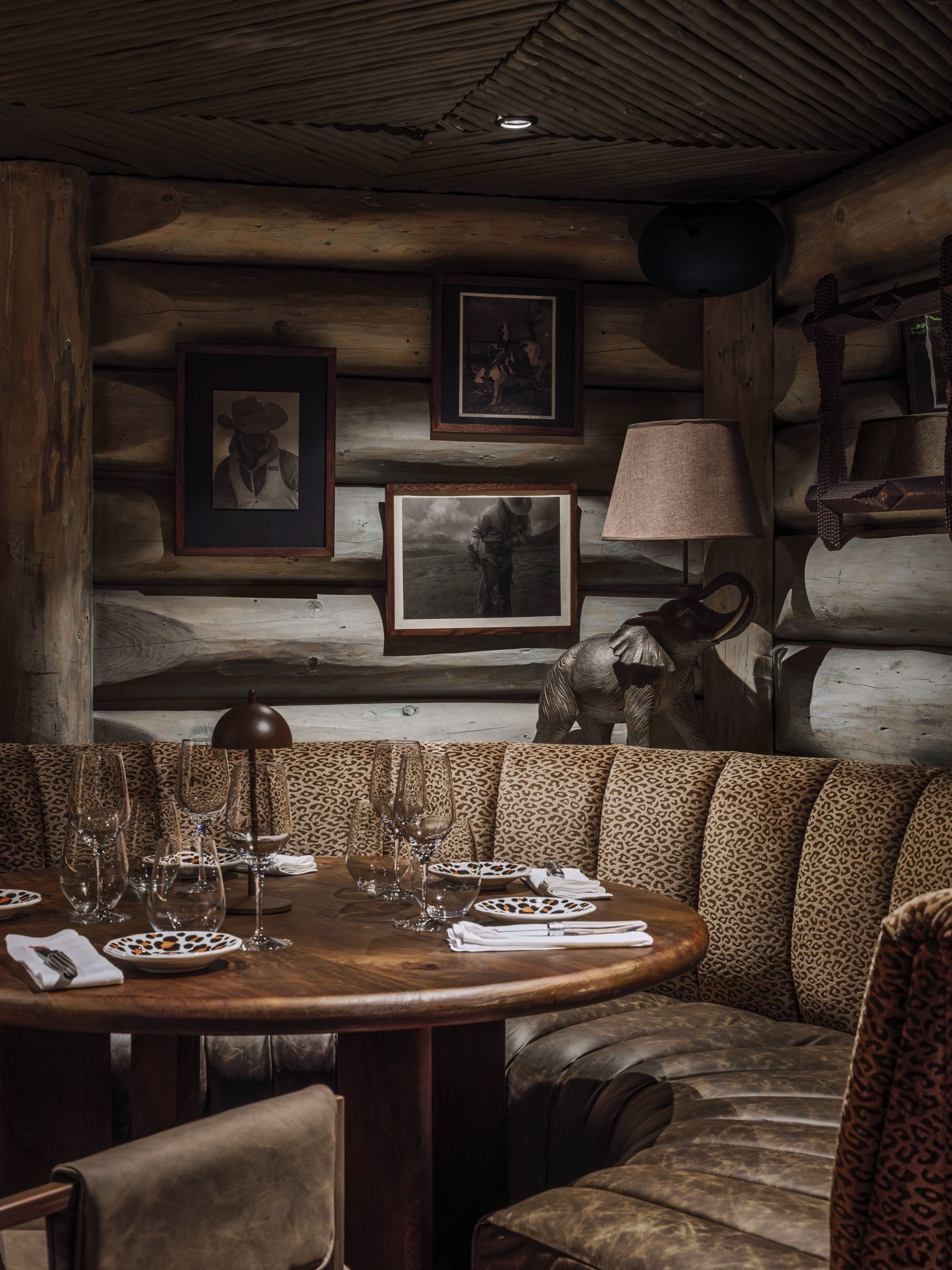 Interior of Lodge Park in Megeve