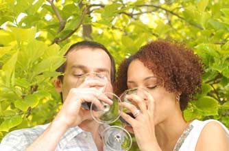 Couple wine tasting_istock