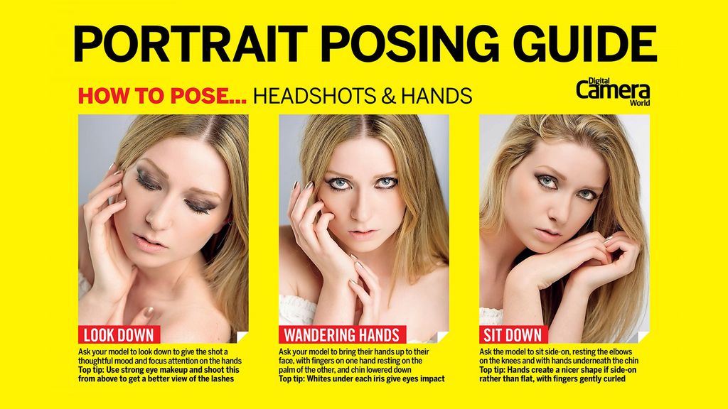 Photography Cheat Sheet Headshot Posing Guide Digital Camera World 6687