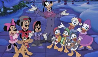 Mickey's Once Upon A Christmas Mickey and friends go a'caroling