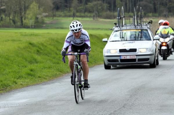 Inga Cilvinaite (Diadora Pasta Zara) chased strongly but could not reach Spratt