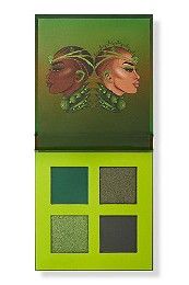 Black-owned beauty eyeshadow palette green highly pigmented