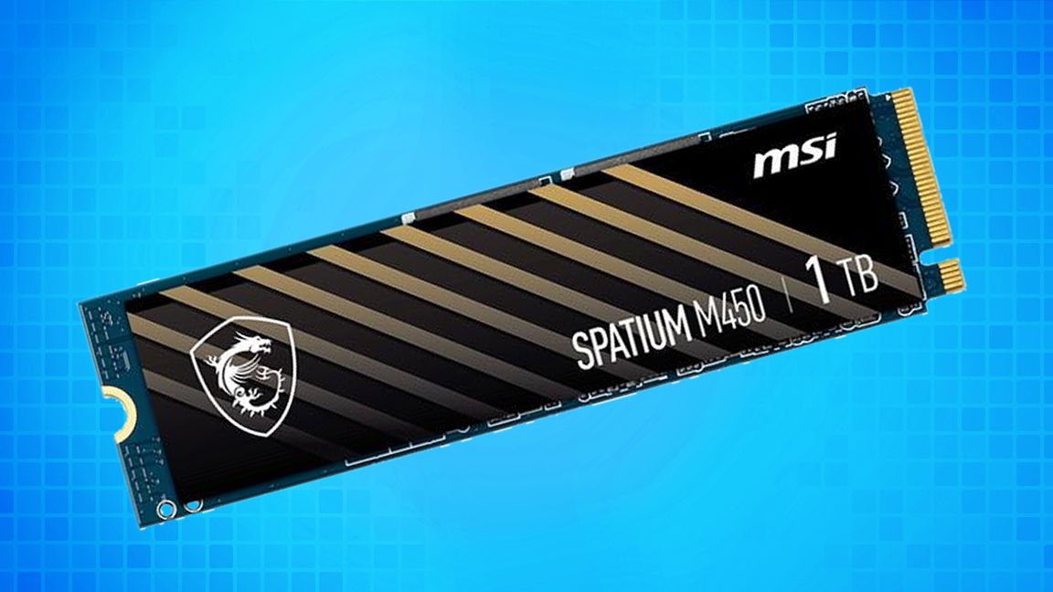 MSI Spatium M450 1TB SSD Now Just $27 | Tom's Hardware