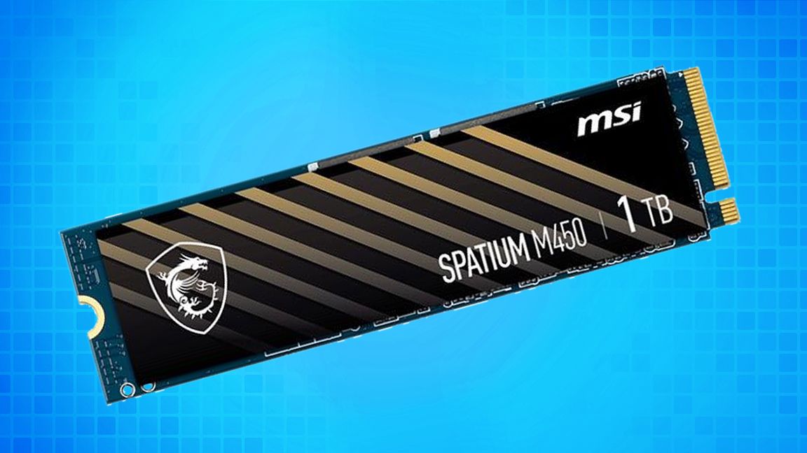 MSI Spatium M450 1TB SSD Now Just $27
