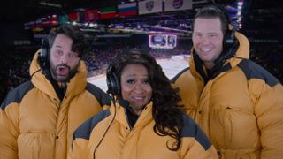 Nick Kroll, Wanda Sykes and Ike Barinholtz in History of the World Part II