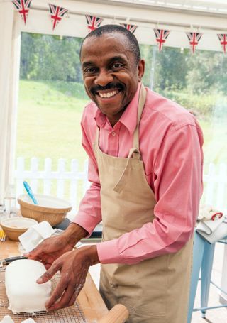 Peter on the Great British Bake Off