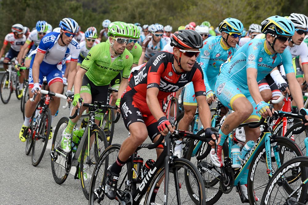 Richie Porte competes in the second stage of the Volta a Catalunya