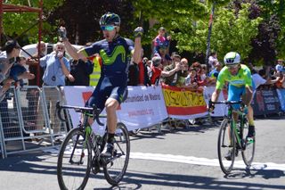 Carlos Barbero (Movistar Team) takes the win