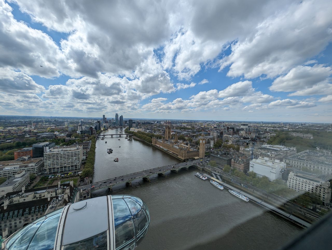 iPhone 15 Pro Max vs. Galaxy S24 Ultra vs. Pixel 8 Pro London Eye photos