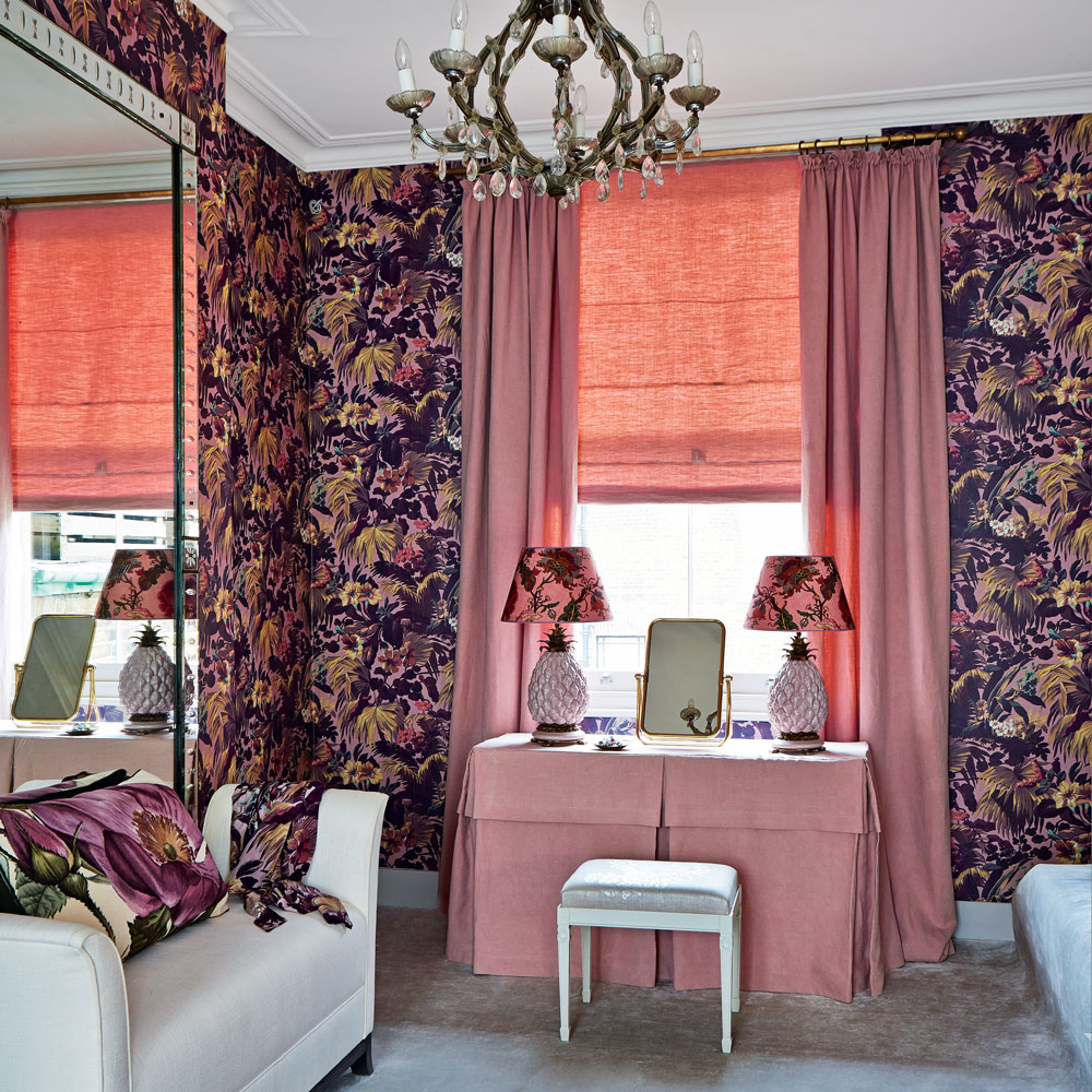 floral dressing room