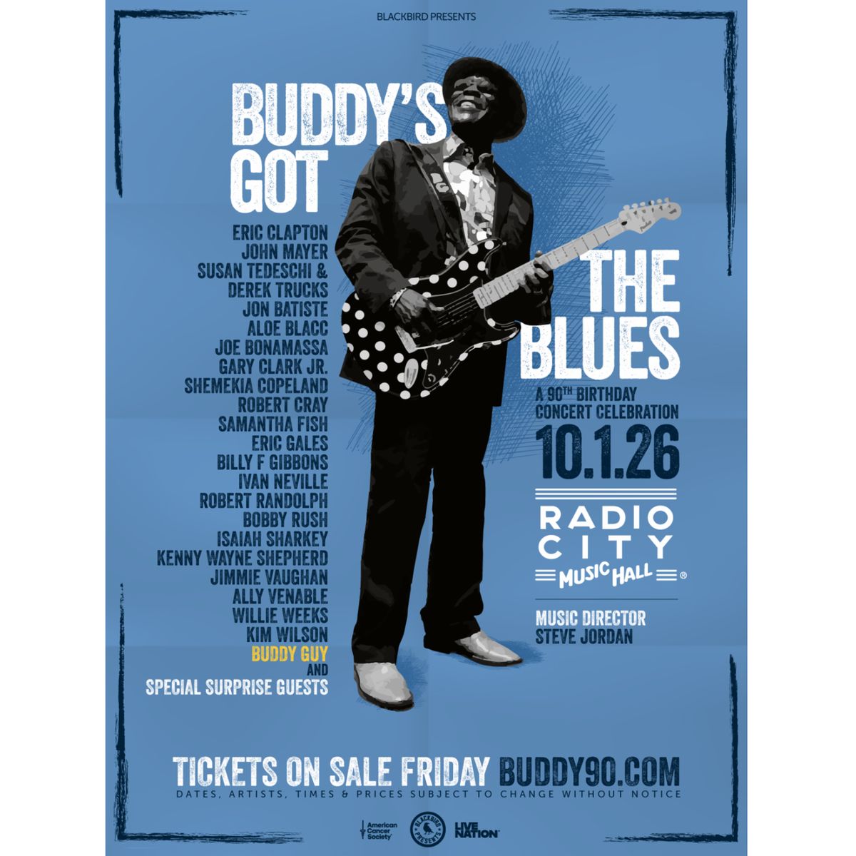 Buddy’s Got the Blues: A 90th Birthday Concert Celebration poster
