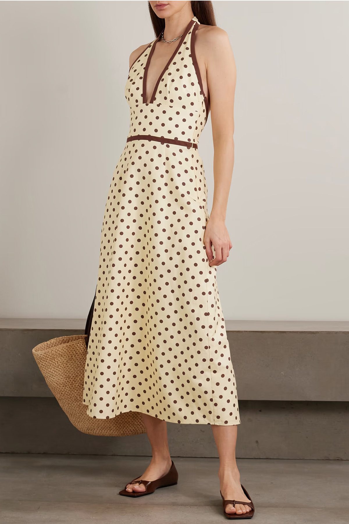 Bowie Polka-Dot Dress