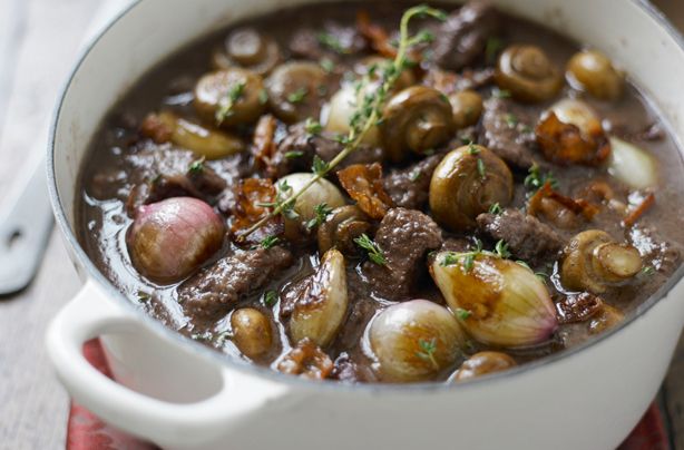 Classic beef bourguignon recipe