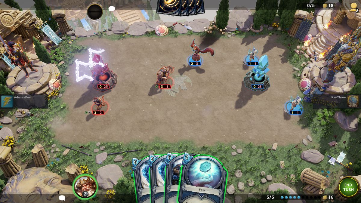 Hand of the Gods Smite Tactics is out now on Steam Early Access PC Gamer